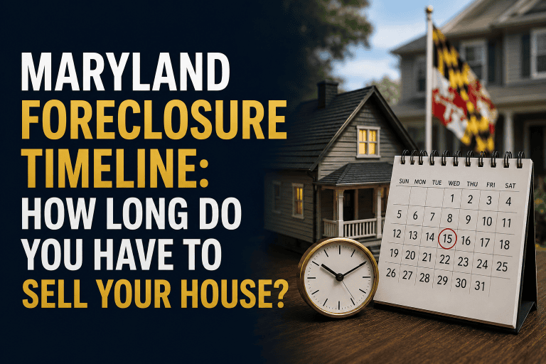Maryland Foreclosure Timeline: How Long Do You Have to Sell Your House?