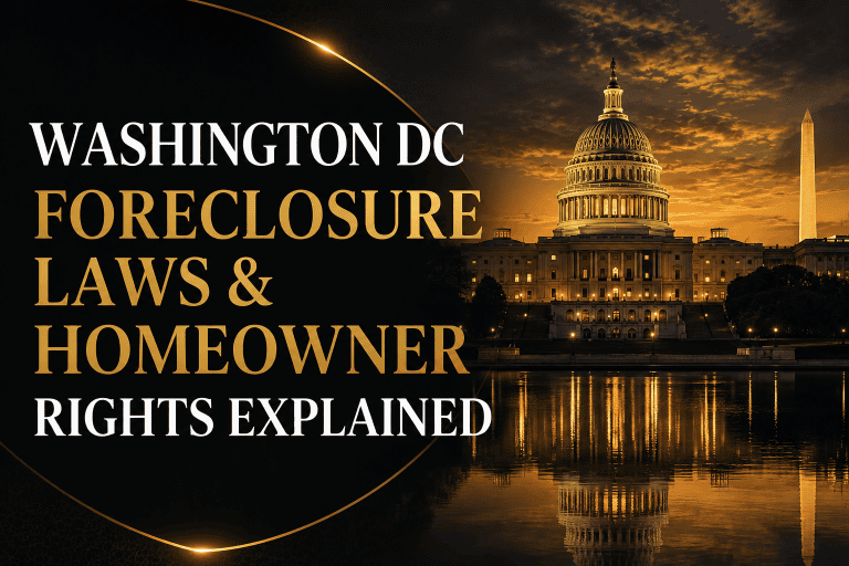 Washington DC Foreclosure Laws & Homeowner Rights Explained