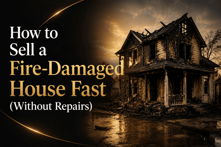 How to Sell a Fire-Damaged House Fast (Without Repairs)